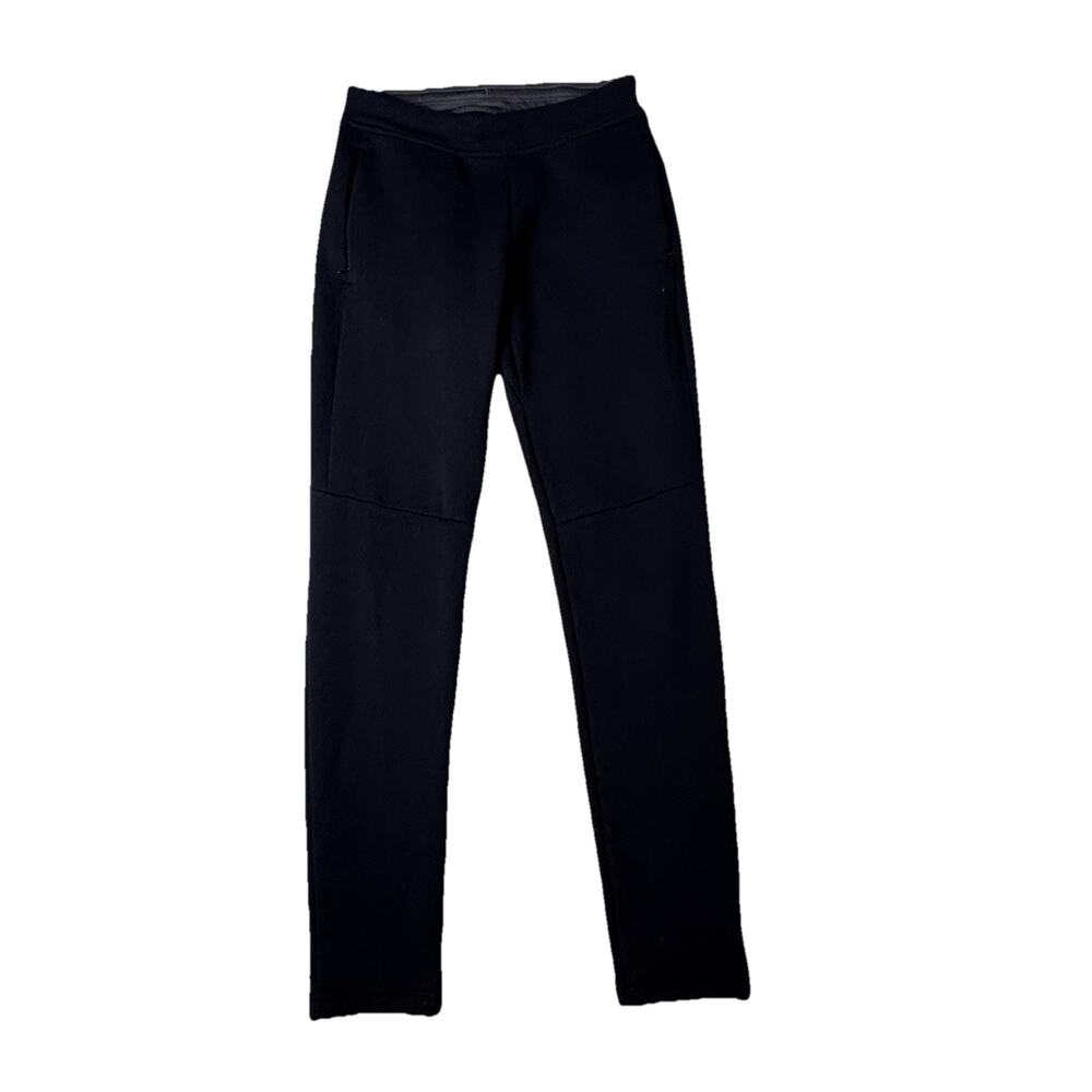 REI Co-Op Polartech Base Layer Black Womens Soft Fleece Pants XS 26 x 30